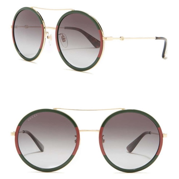 Gucci Accessories - Gucci Round Aviator Sunglasses
